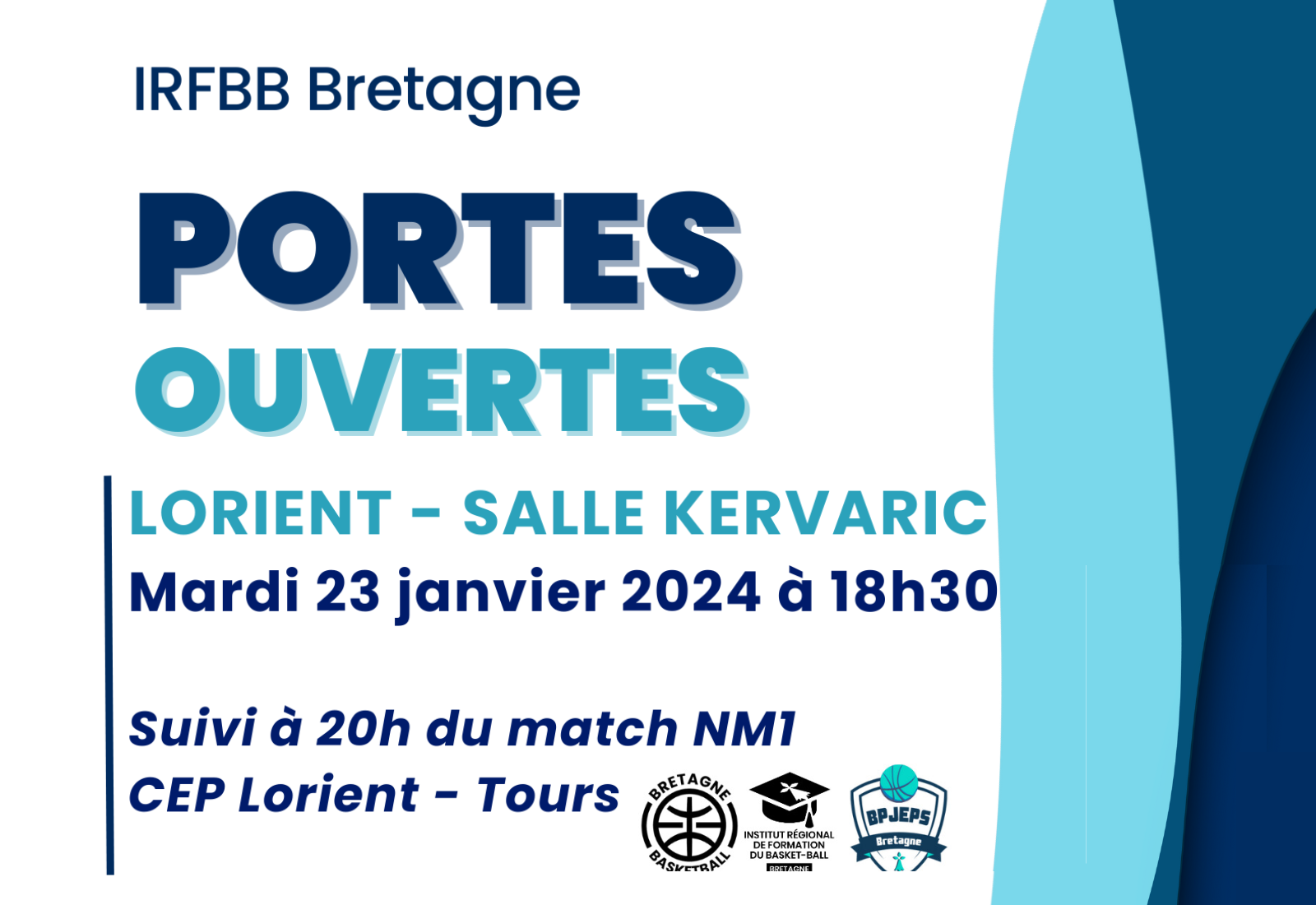 Portes ouvertes BP JEPS Lorient COMITE DU MORBIHAN BASKETBALL