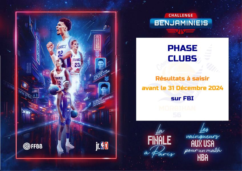 Challenge Benjamin(e)s 2024 - 2025