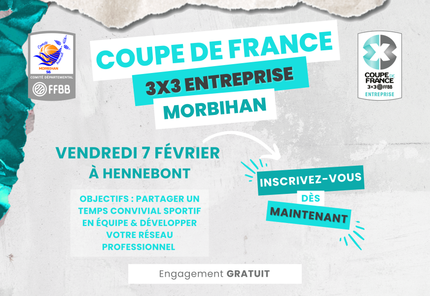 Coupe de France 3x3 Entreprise CD56
