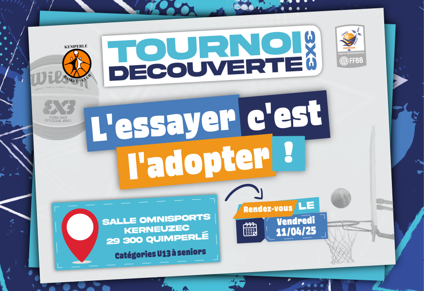 Tournoi 3x3 découverte U18 (Quimperlé)