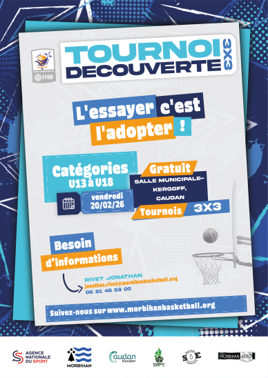 Tournoi 3x3 découverte U13 (Caudan)